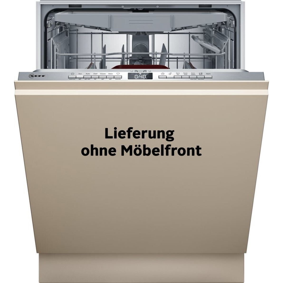 Neff - S155EVX04E - Einbaugeschirrspüler - 14 Maßgedecke, Wärmetauscher, Besteckschublade Neff - S155EVX04E - Einbaugeschirrspüler - 14 Maßgedecke, Wärmetauscher, Besteckschublade