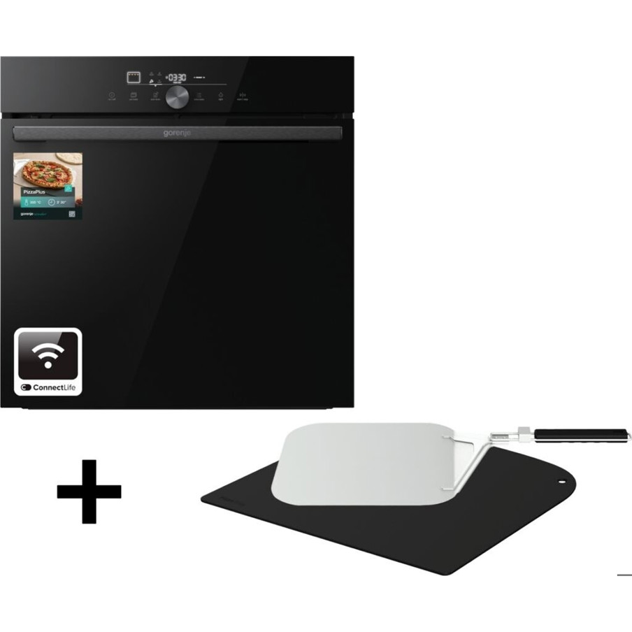 Gorenje - GO66E PIZZA350C - Backöfen - schwarz, 77 Liter, Pizzastufe