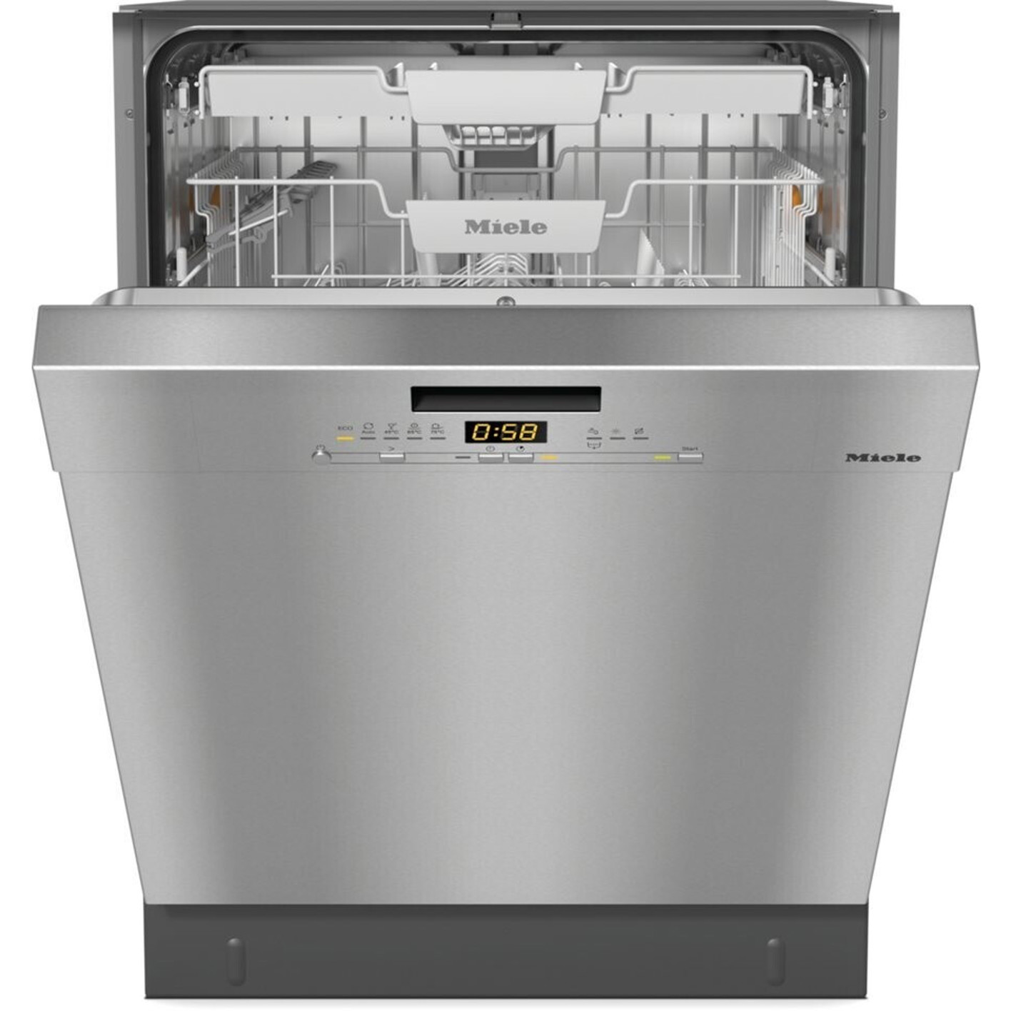 Miele - G 5611 SCU Active - 4002516903413 - Geschirrspüler - 14 Maßgedecke, Edelstahl-Optik, Wasserschutzsystem